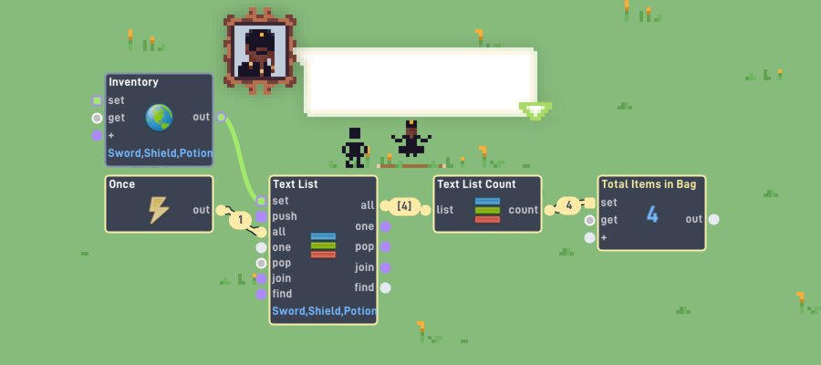 Number List connected to List Count